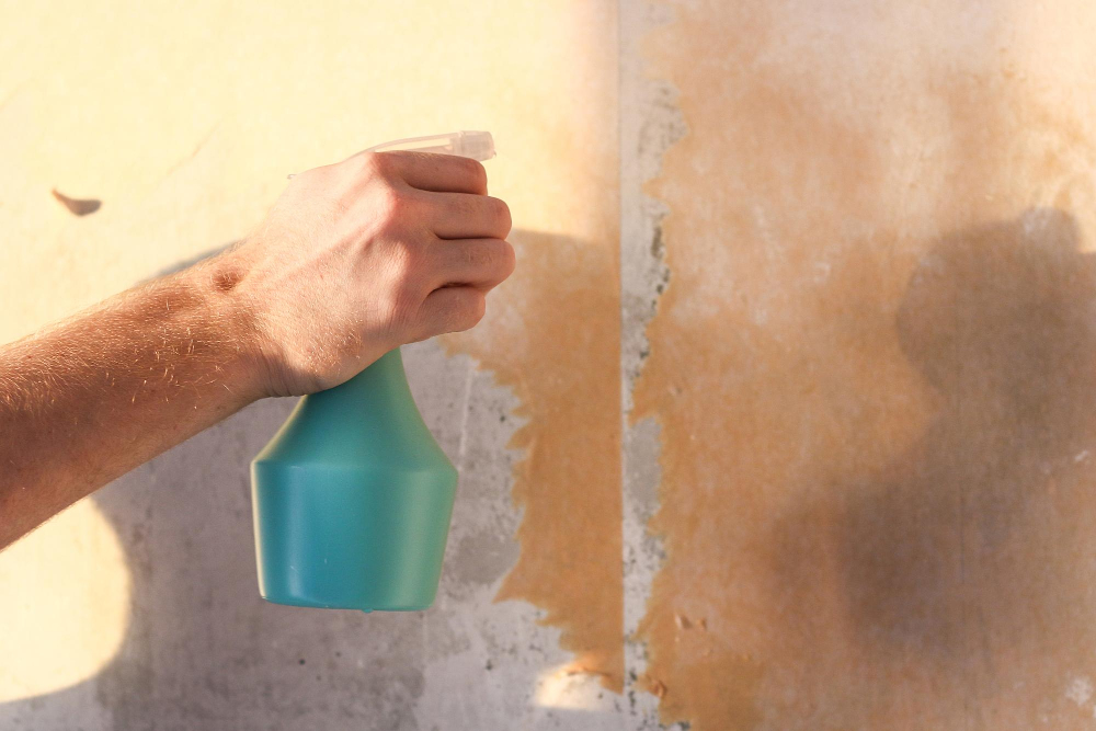 enlever la peinture sur un mur extérieur